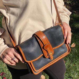 Dooney & Bourke Navy Equestrian Pocket Bag